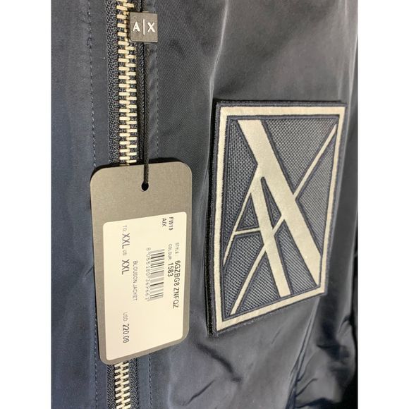 A|X Armani Exchange Zip Up Blouson Jacket - Picture 7 of 8